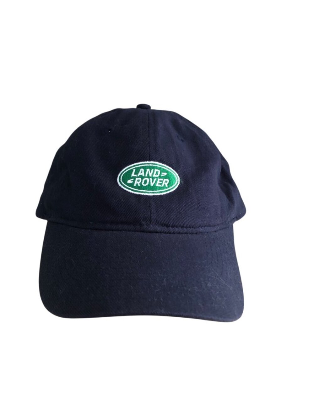 Land Rover Logo Embroidered Ball Cap Hat Navy Green White Pebble Beach